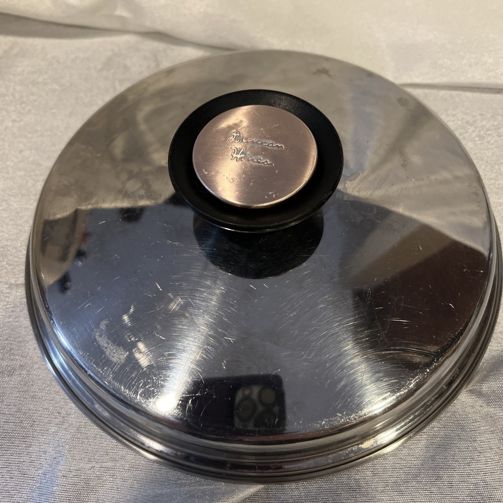 Vintage Duncan Hines -Regal Ware 3 Ply Stainless Steel Stock‎ Pot Lid 7.5'' Only